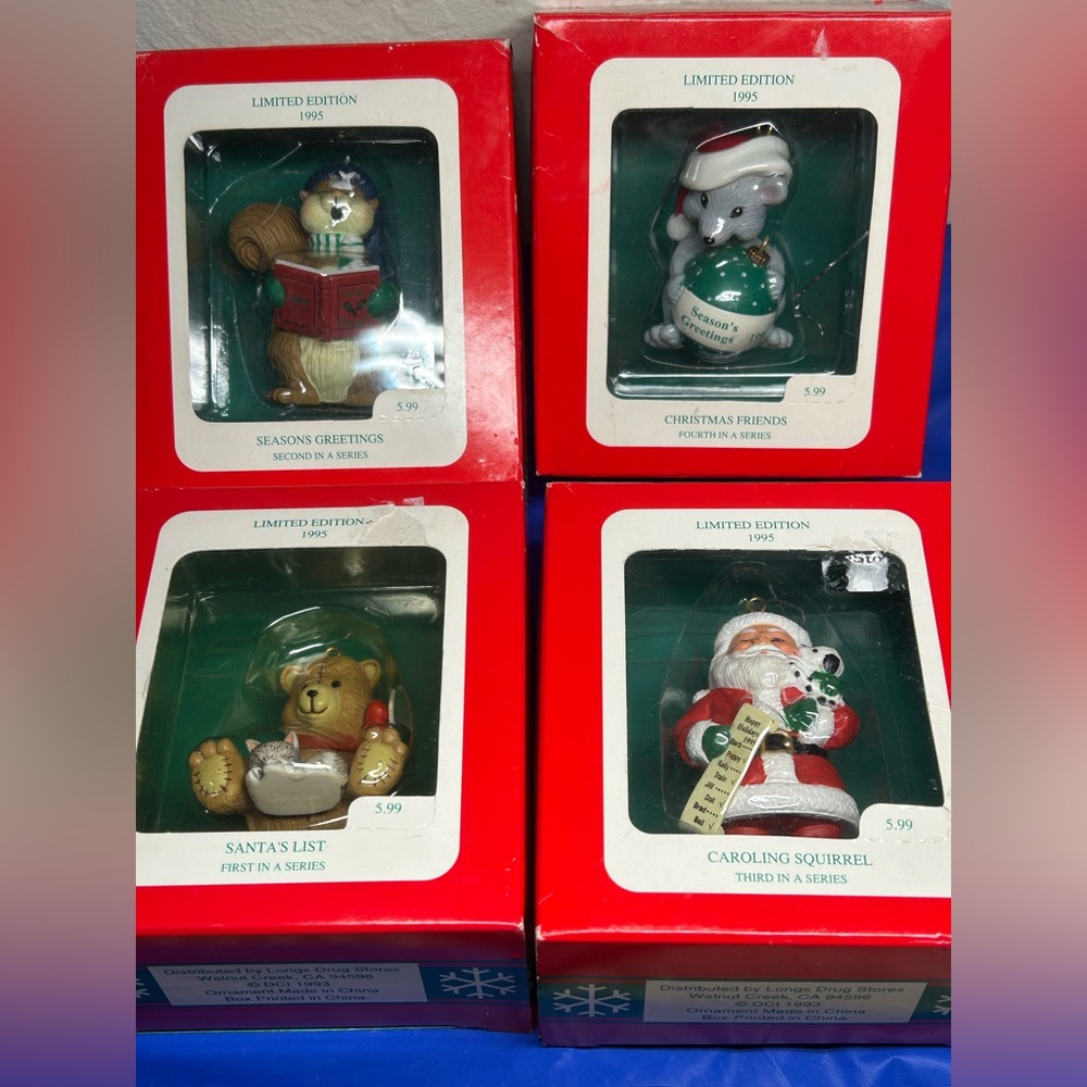 Limited Edition Christmas Figurines Ornaments